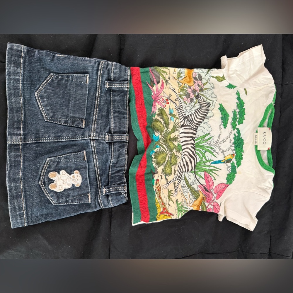 Gucci Baby set of two top & skirt